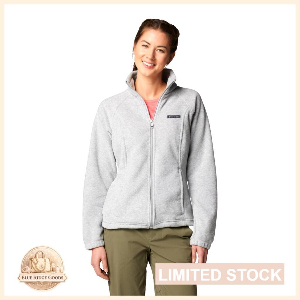 Fitted Fleece Jacket Full Zip Active Slim Cut Cozy Layering Essential
